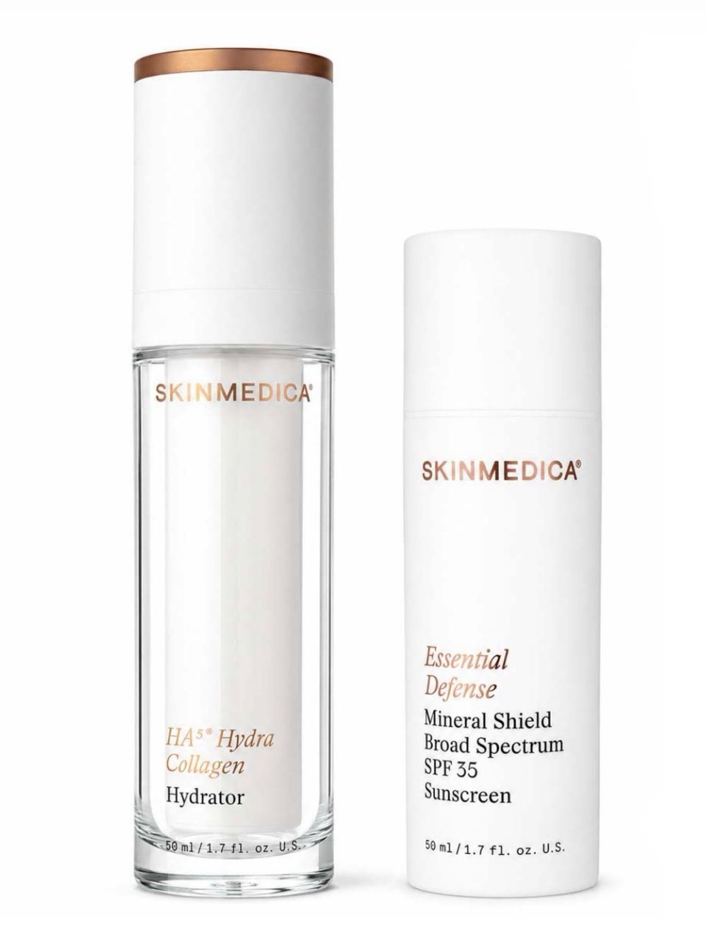SkinMedica White and Rose Gold Skincare Duo